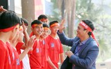 Tưng bừng lễ xuất quân trước trận chung kết