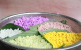 Xôi ngũ sắc: Đặc sản bắt mắt của núi rừng Tây Bắc