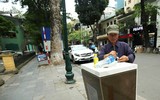 Thích thú với trụ nước sạch uống liền miễn phí ở Hà Nội