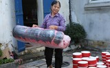 Trung thu sớm ở làng làm mặt nạ giấy bồi