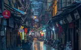 Người Ấn Độ chụp chung cư Hà Nội ngập sắc đỏ giữa dịch Covid-19