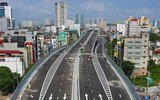 Cận cảnh đường vành đai 2 trên cao tại Hà Nội