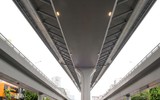 Cận cảnh đường vành đai 2 trên cao tại Hà Nội