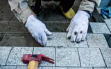 Đá hoa cương thay đổi diện mạo vỉa hè hồ Gươm