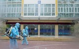 Phun khử khuẩn các trường học, sẵn sàng cho kỳ thi THPT 2020
