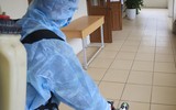 Phun khử khuẩn các trường học, sẵn sàng cho kỳ thi THPT 2020