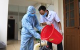 Phun khử khuẩn các trường học, sẵn sàng cho kỳ thi THPT 2020
