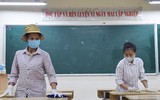 Phun khử khuẩn các trường học, sẵn sàng cho kỳ thi THPT 2020