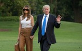 Chùm ảnh Tổng thống Trump đoàn tụ với vợ con ở Nhà Trắng