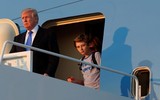 Chùm ảnh Tổng thống Trump đoàn tụ với vợ con ở Nhà Trắng