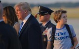 Chùm ảnh Tổng thống Trump đoàn tụ với vợ con ở Nhà Trắng