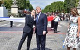 Bữa tối thượng hạng lãnh đạo Pháp thiết đãi vợ chồng Tổng thống Trump 