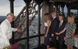 Bữa tối thượng hạng lãnh đạo Pháp thiết đãi vợ chồng Tổng thống Trump 