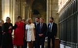 Bữa tối thượng hạng lãnh đạo Pháp thiết đãi vợ chồng Tổng thống Trump 