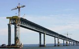 Cây cầu vượt biển hoành tráng kết nối bán đảo Crimea với lục địa Nga