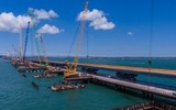 Cây cầu vượt biển hoành tráng kết nối bán đảo Crimea với lục địa Nga