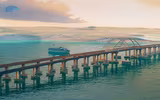 Cây cầu vượt biển hoành tráng kết nối bán đảo Crimea với lục địa Nga