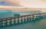 Cây cầu vượt biển hoành tráng kết nối bán đảo Crimea với lục địa Nga