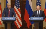 [ẢNH] Kết thúc hội đàm, Tổng thống Trump - Putin bác bỏ Nga can thiệp bầu cử Mỹ