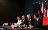 [ẢNH] Lãnh đạo Nga, Đức, Pháp, Thổ Nhĩ Kỳ nhất trí về vấn đề Syria