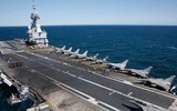 [ẢNH] Tàu sân bay Charles de Gaulle của Pháp tái xuất sau 18 tháng đại tu
