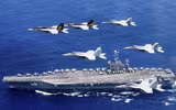 [ẢNH] Mỹ triển khai nhóm tác chiến tàu sân bay tiến sát bờ biển Iran