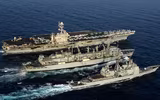 [ẢNH] Mỹ triển khai nhóm tác chiến tàu sân bay tiến sát bờ biển Iran