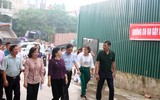 Hà Nội: Bộ trưởng Bộ Y tế thị sát công tác phòng sốt xuất huyết ở công trường xây dựng, trường học