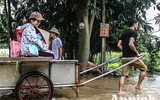 Xúc động hình ảnh những chiến sỹ Công an Hà Nội ở 