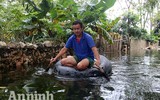 Những hình ảnh ấm áp tình quân dân ở vùng ngập Hà Nội