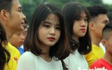 Ngắm nữ sinh Hà Nội rạng rỡ ngày khai mạc Giải bóng đá học sinh THPT 2017