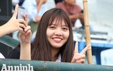 Ngắm nữ sinh Hà Nội rạng rỡ ngày khai mạc Giải bóng đá học sinh THPT 2017