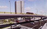 Thi công cầu vượt An Dương - Nghi Tàm, phương tiện đi lại thế nào để không ùn tắc