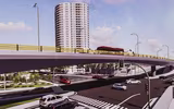 Thi công cầu vượt An Dương - Nghi Tàm, phương tiện đi lại thế nào để không ùn tắc