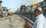 Thi công cầu vượt An Dương - Nghi Tàm, phương tiện đi lại thế nào để không ùn tắc