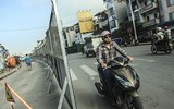 Thi công cầu vượt An Dương - Nghi Tàm, phương tiện đi lại thế nào để không ùn tắc
