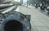 Thi công cầu vượt An Dương - Nghi Tàm, phương tiện đi lại thế nào để không ùn tắc