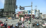 Thi công cầu vượt An Dương - Nghi Tàm, phương tiện đi lại thế nào để không ùn tắc
