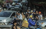 Thi công cầu vượt An Dương - Nghi Tàm, phương tiện đi lại thế nào để không ùn tắc