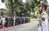 [ẢNH] Lễ thượng cờ ASEAN và Quốc kỳ Việt Nam tại Hà Nội