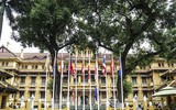 [ẢNH] Lễ thượng cờ ASEAN và Quốc kỳ Việt Nam tại Hà Nội