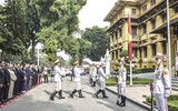 [ẢNH] Lễ thượng cờ ASEAN và Quốc kỳ Việt Nam tại Hà Nội