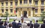 [ẢNH] Lễ thượng cờ ASEAN và Quốc kỳ Việt Nam tại Hà Nội