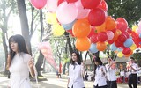 [ẢNH] Nụ cười trong trẻo của nữ sinh Hà Nội ngày khai giảng năm học mới