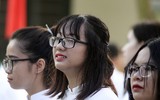 [ẢNH] Nụ cười trong trẻo của nữ sinh Hà Nội ngày khai giảng năm học mới