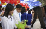 [ẢNH] Nụ cười trong trẻo của nữ sinh Hà Nội ngày khai giảng năm học mới