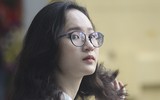 [ẢNH] Nụ cười trong trẻo của nữ sinh Hà Nội ngày khai giảng năm học mới