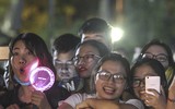 [ẢNH] Ấn tượng màn trình diễn siêu xe chào đón Hà Nội - Việt Nam tham gia gia đình F1