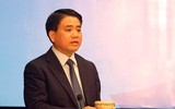 Cận ảnh Trống đồng gốm Chu Đậu mà Hà Nội tặng các phóng viên tại Hội nghị Thượng đỉnh Mỹ - Triều