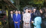[ẢNH] Công chúa kế vị Thụy Điển rạng ngời thăm Văn Miếu - Quốc Tử Giám